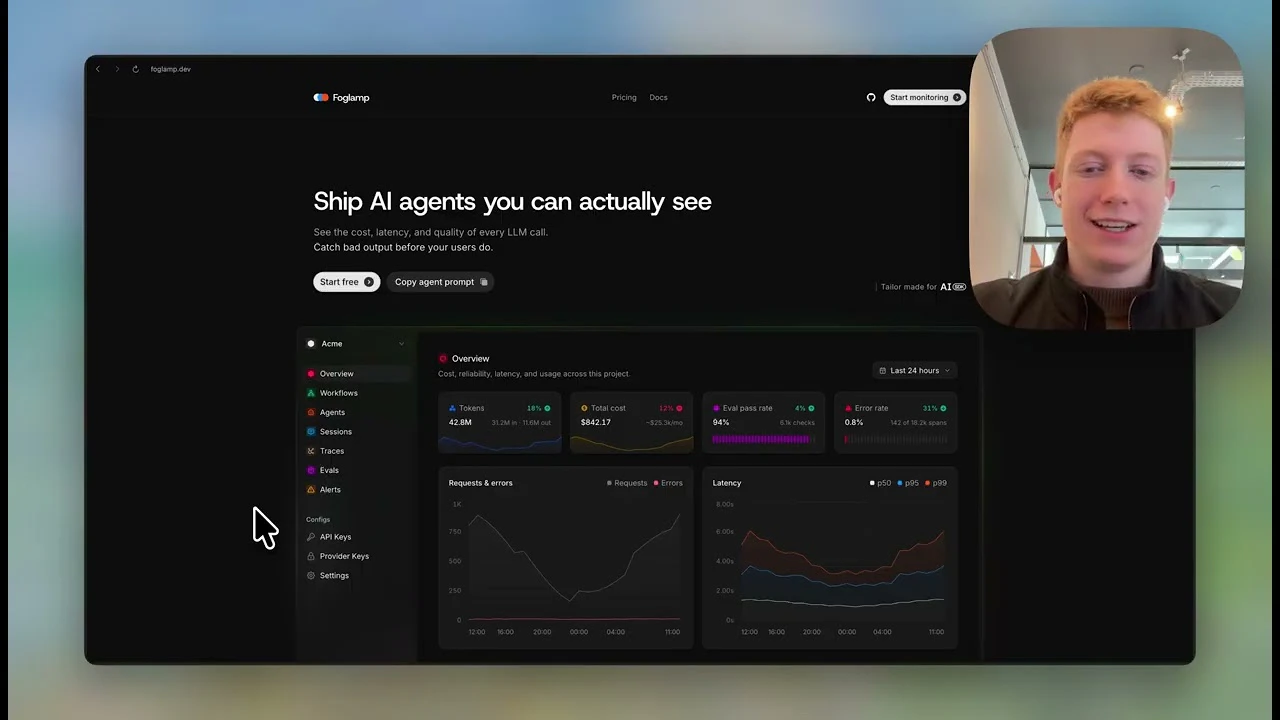 startuptile Foglamp-Ship AI agents you can actually see