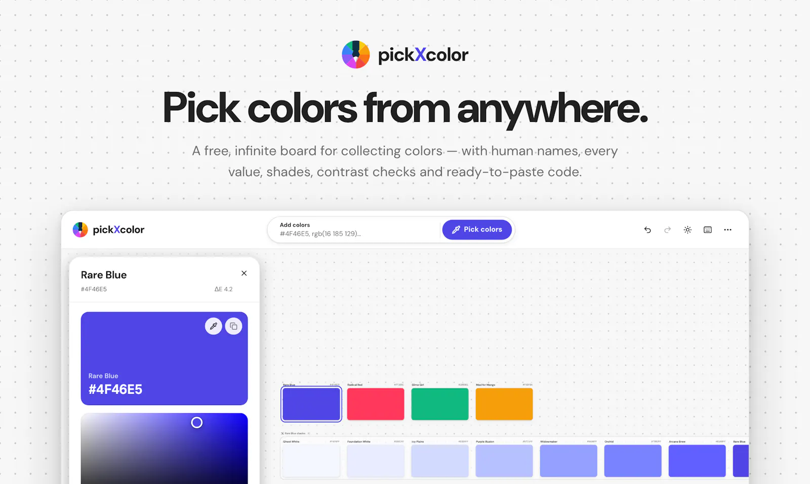 pickXcolor screenshot 2