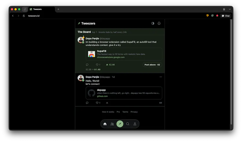 Tweezers screenshot 1