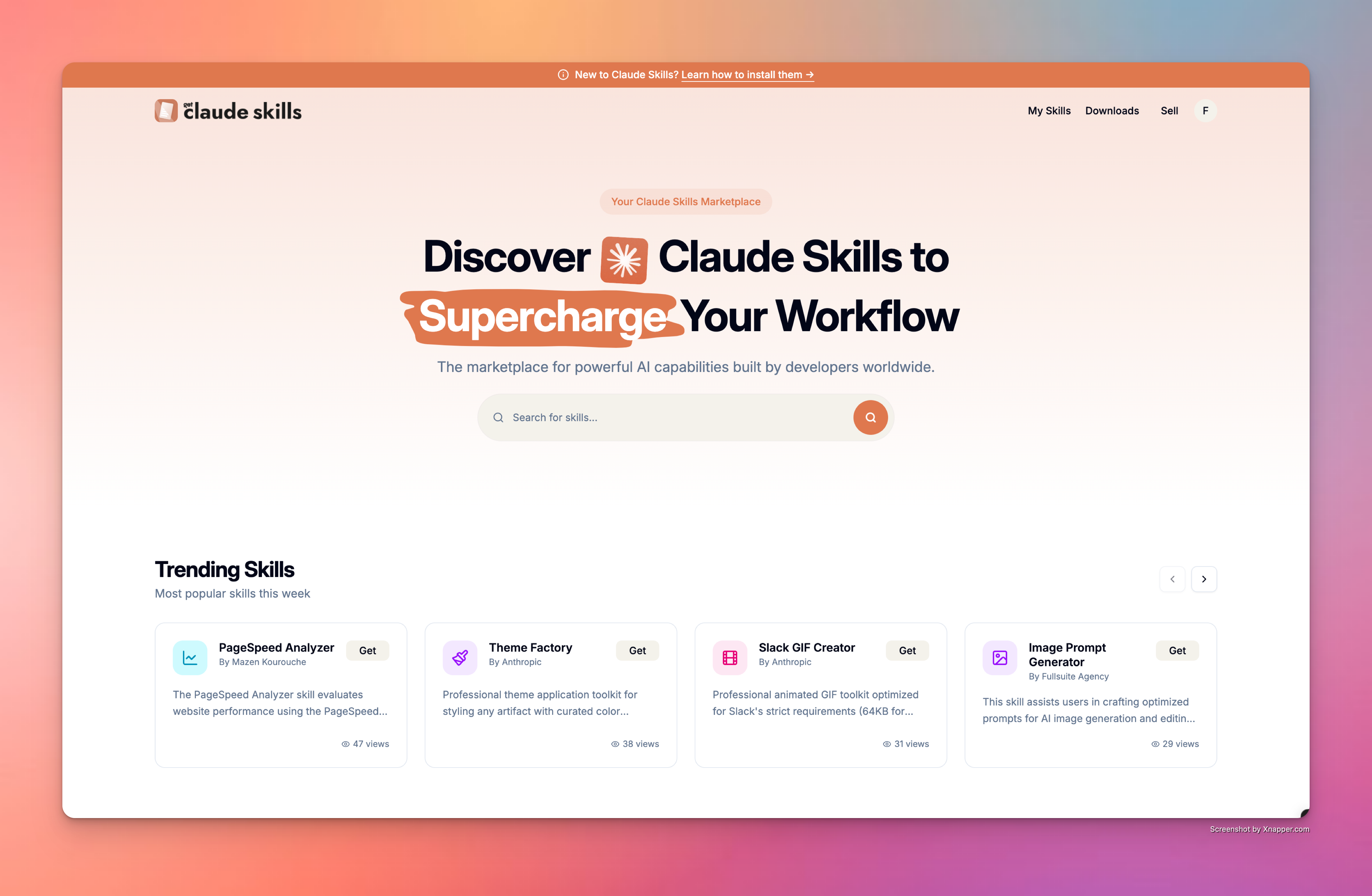 Get Claude Skills gallery image