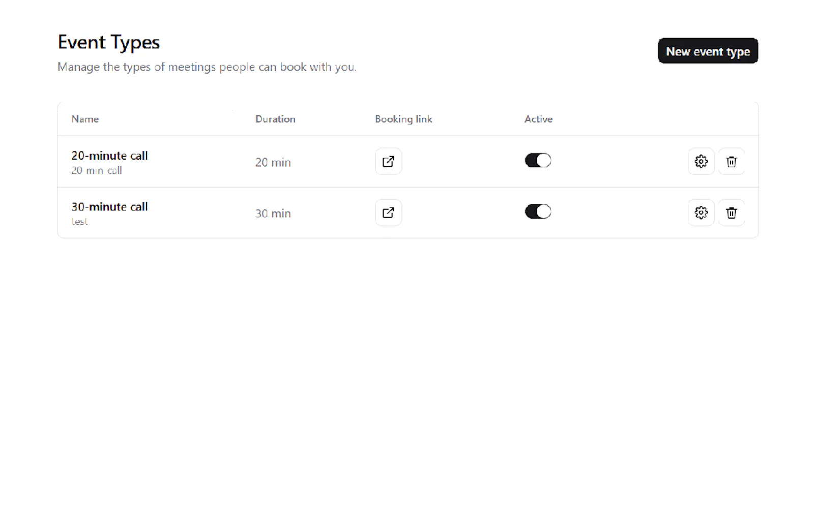 Calnode screenshot 4