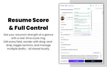 ProfileToPDF gallery image