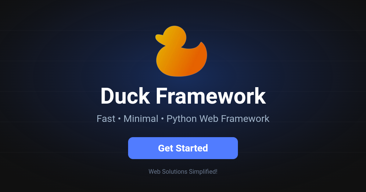 Duck Framework gallery image