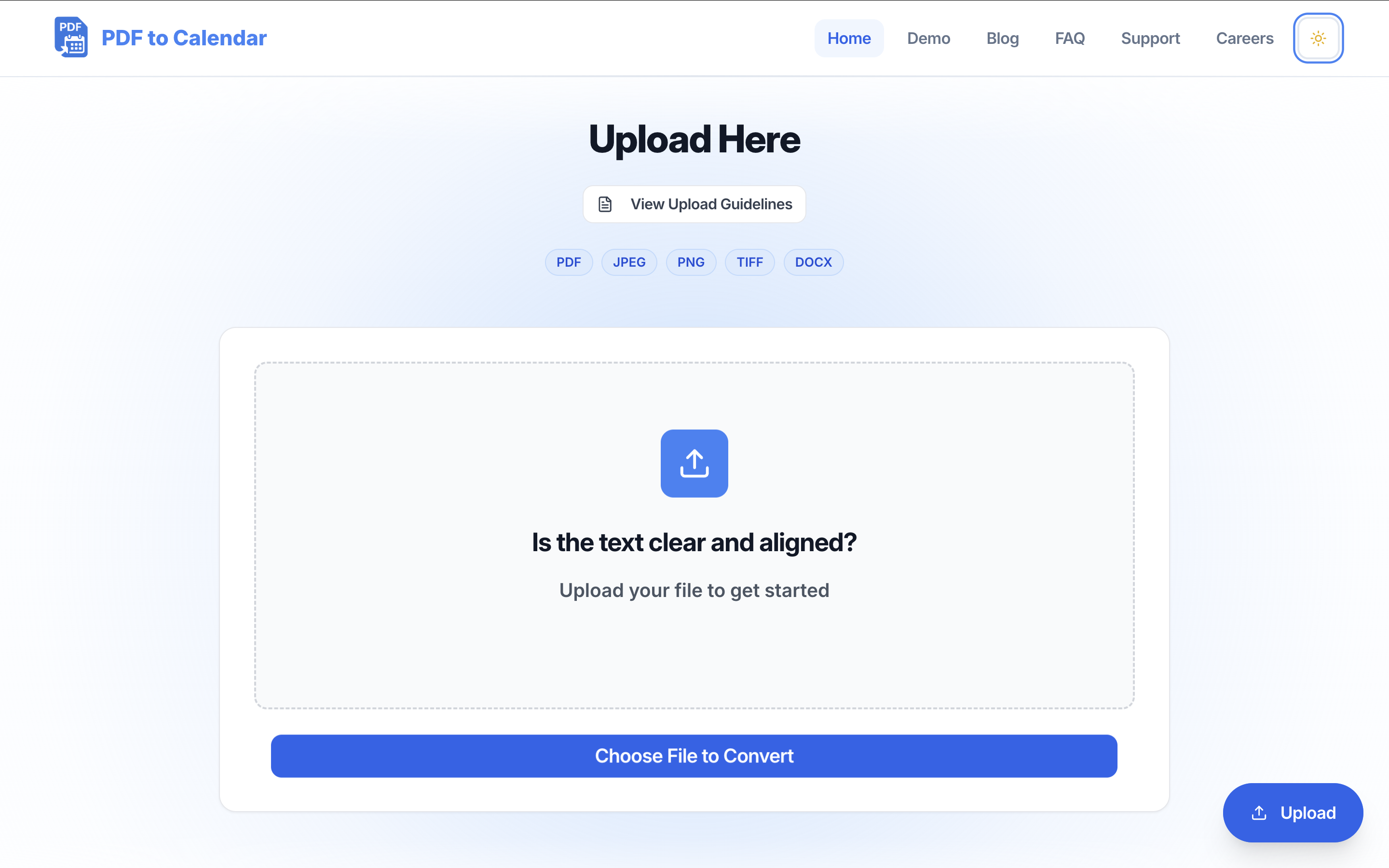 PDF to Calendar - Screenshot 2 showing product features and functionality
