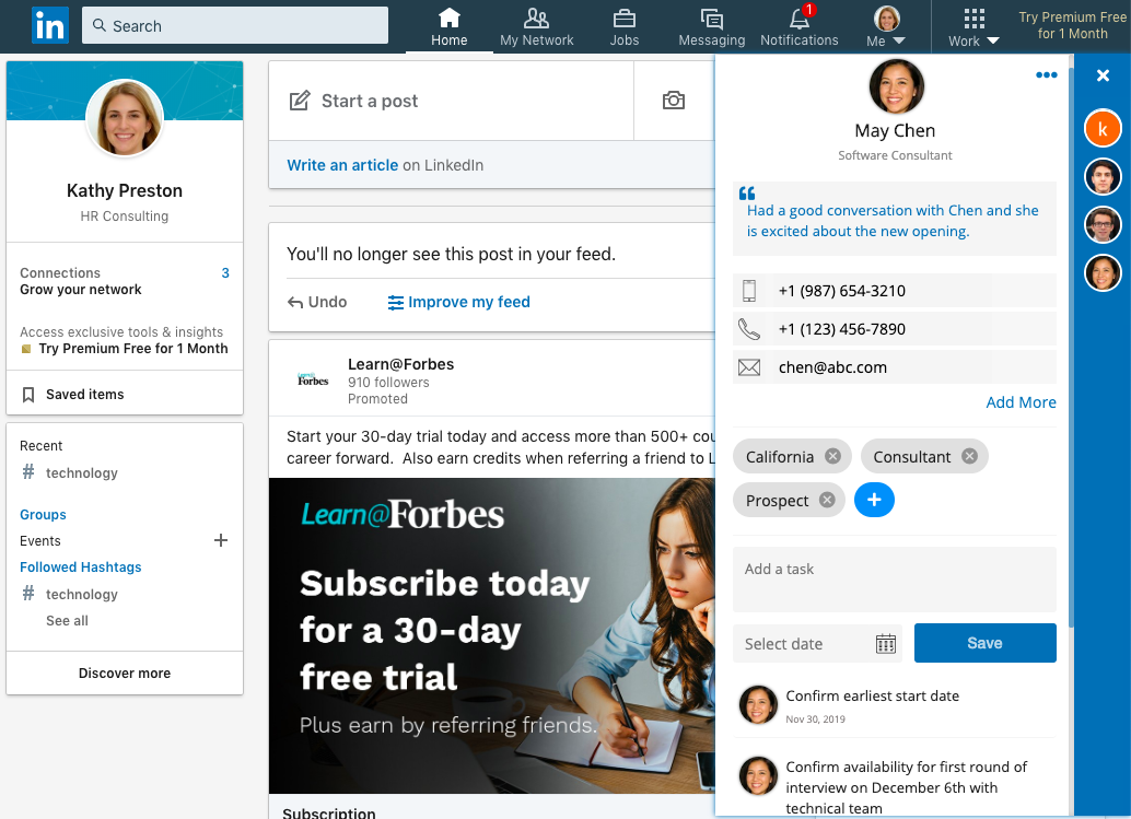 Task Manager & Register for Linkedin gallery image