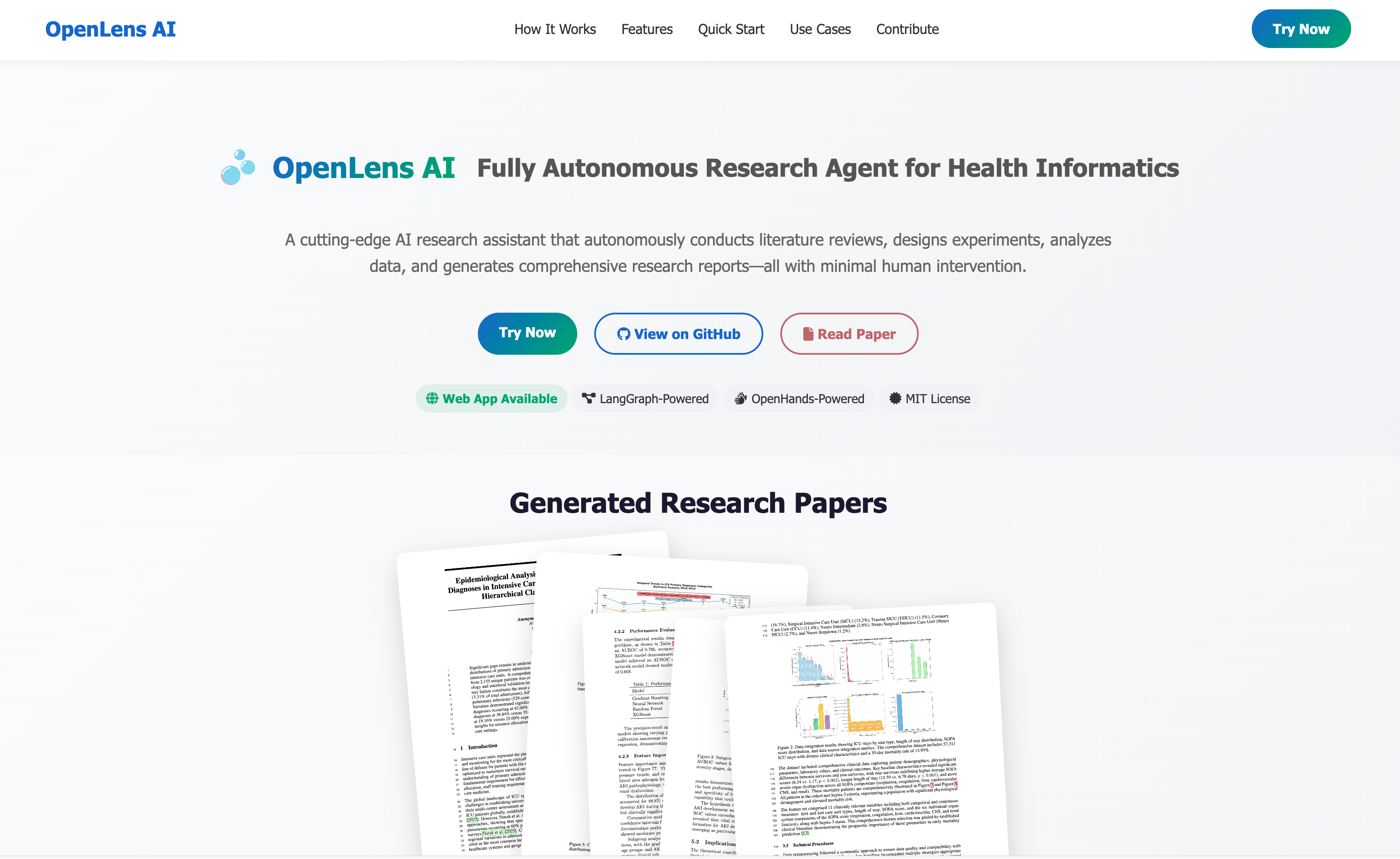 Média Ouverte - Agent de recherche entièrement autonome pour l'informatique de la santé 1