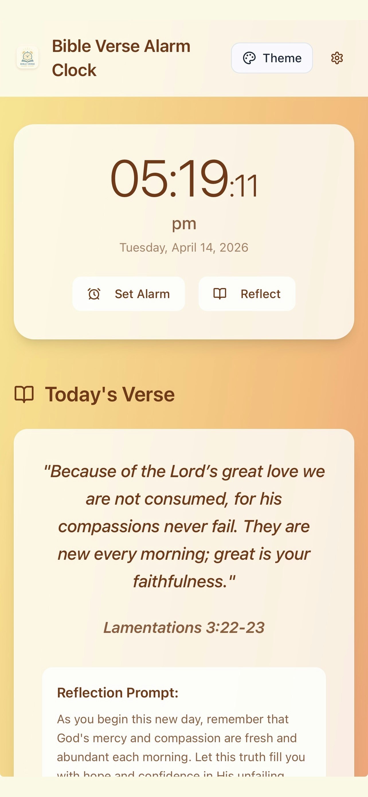 Bible Verse Alarm Clock gallery image