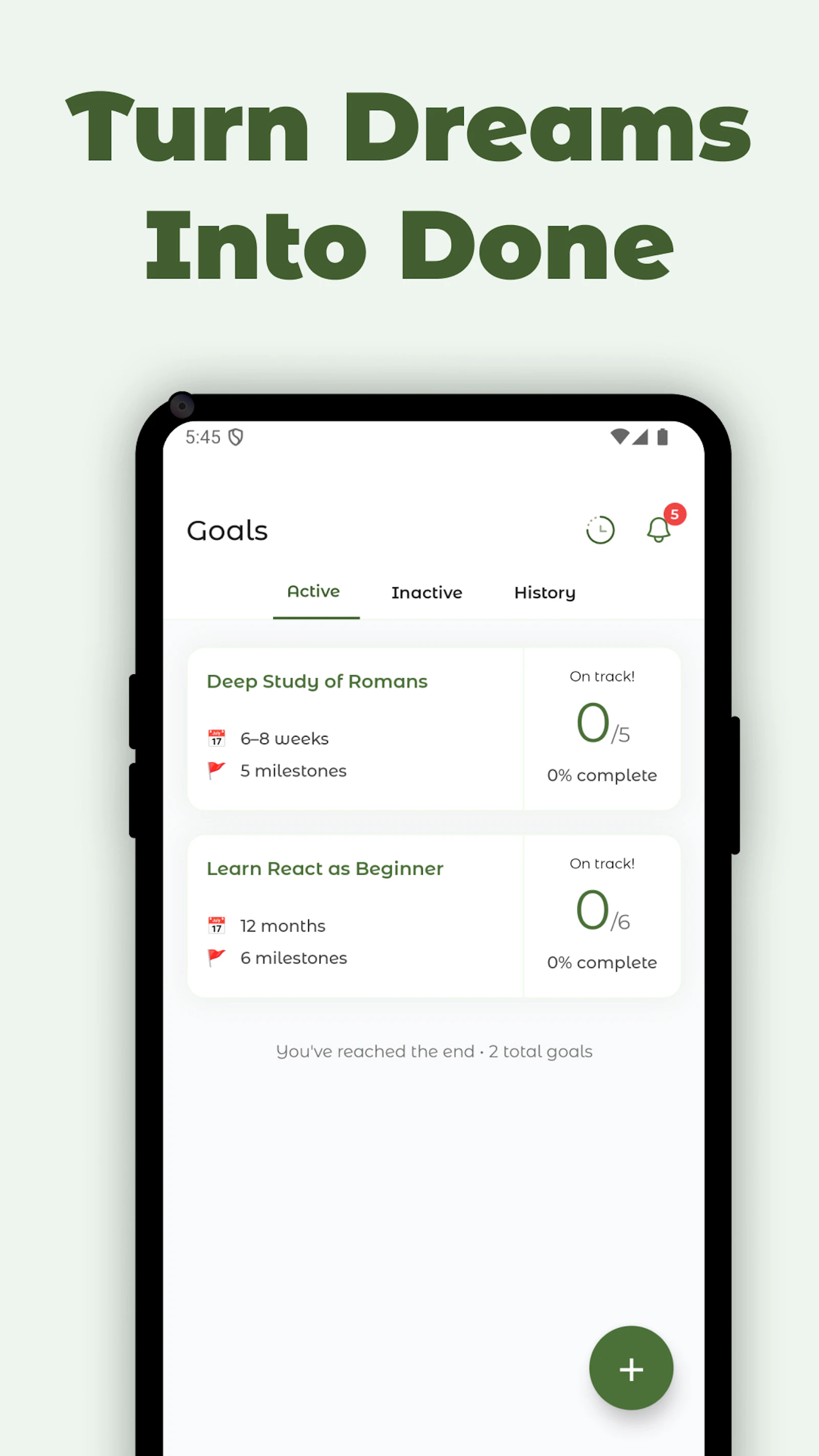 GoalPaddy: Accountability Groups screenshot 2
