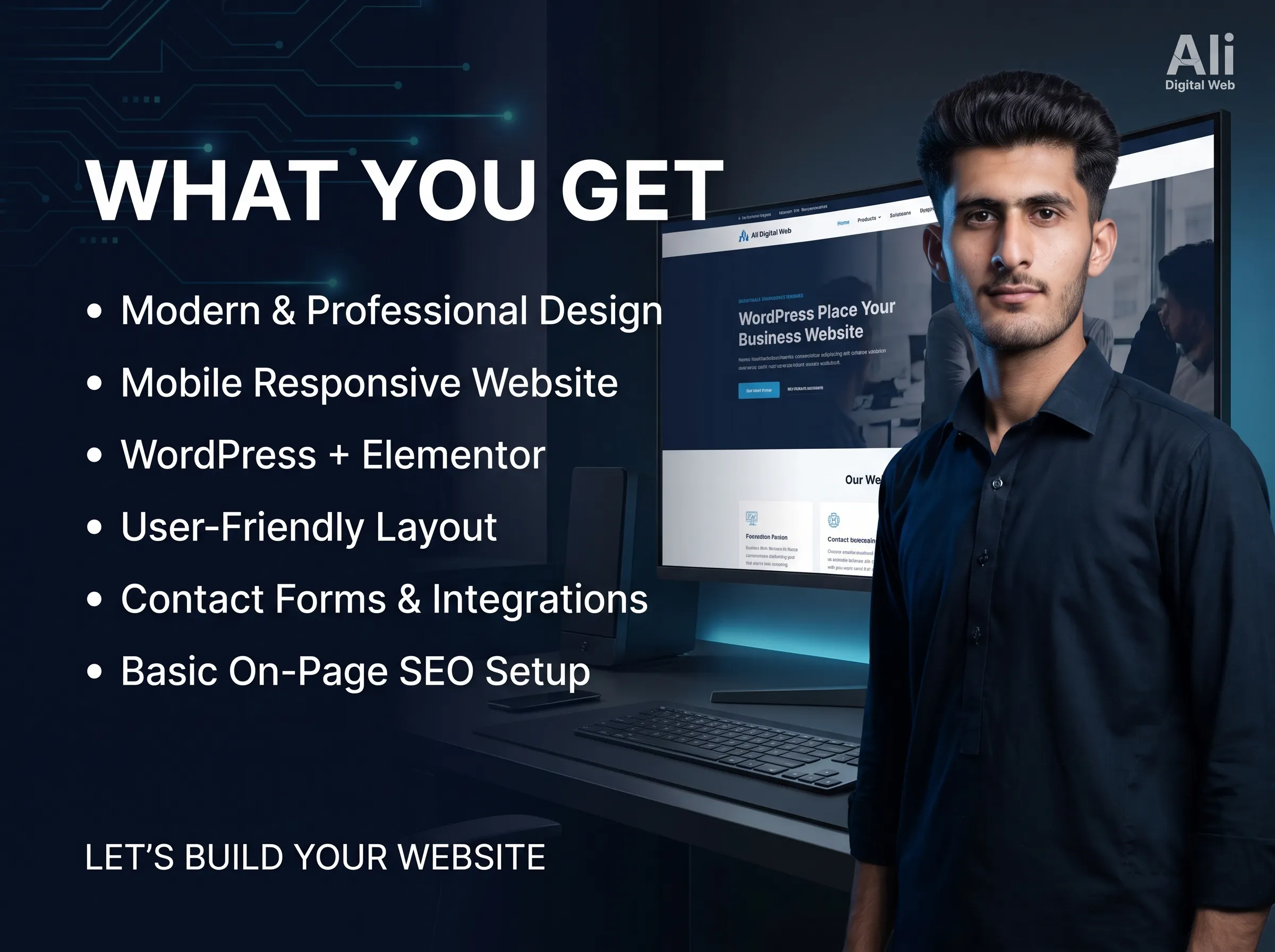 My digital marketing website gallery image