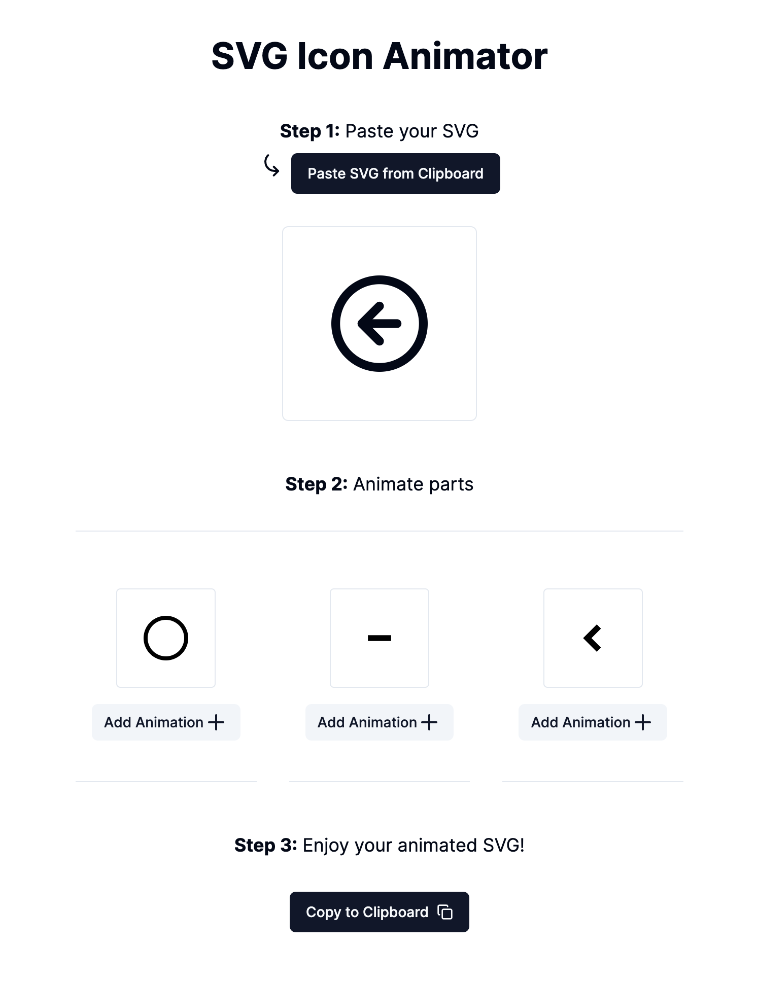 Animateur SVG media 1