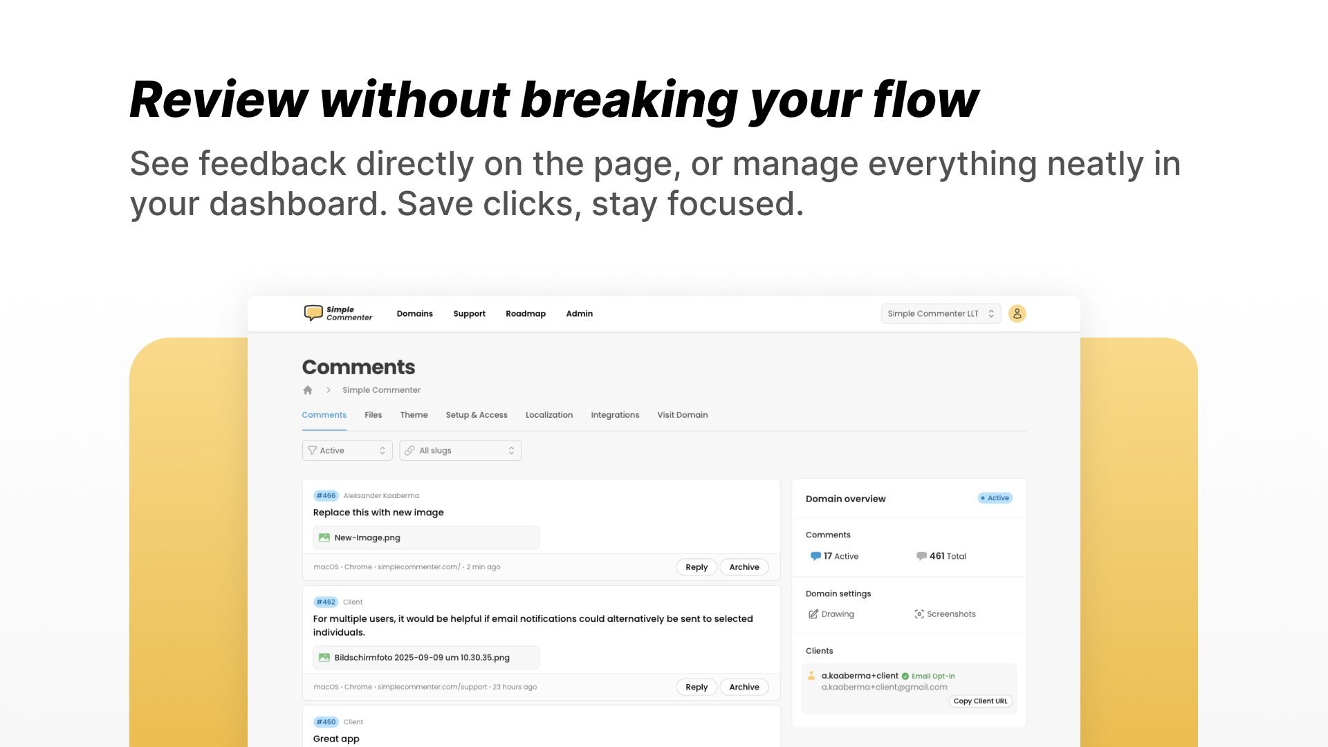 Simple Commenter gallery image