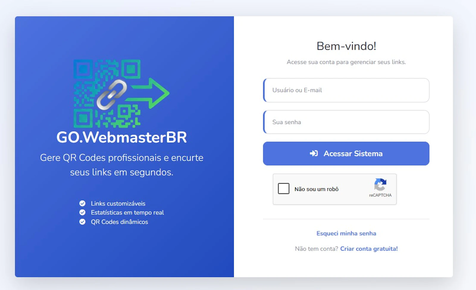 Go.WebmasterBR Link Shortener & QR Code screenshot 5