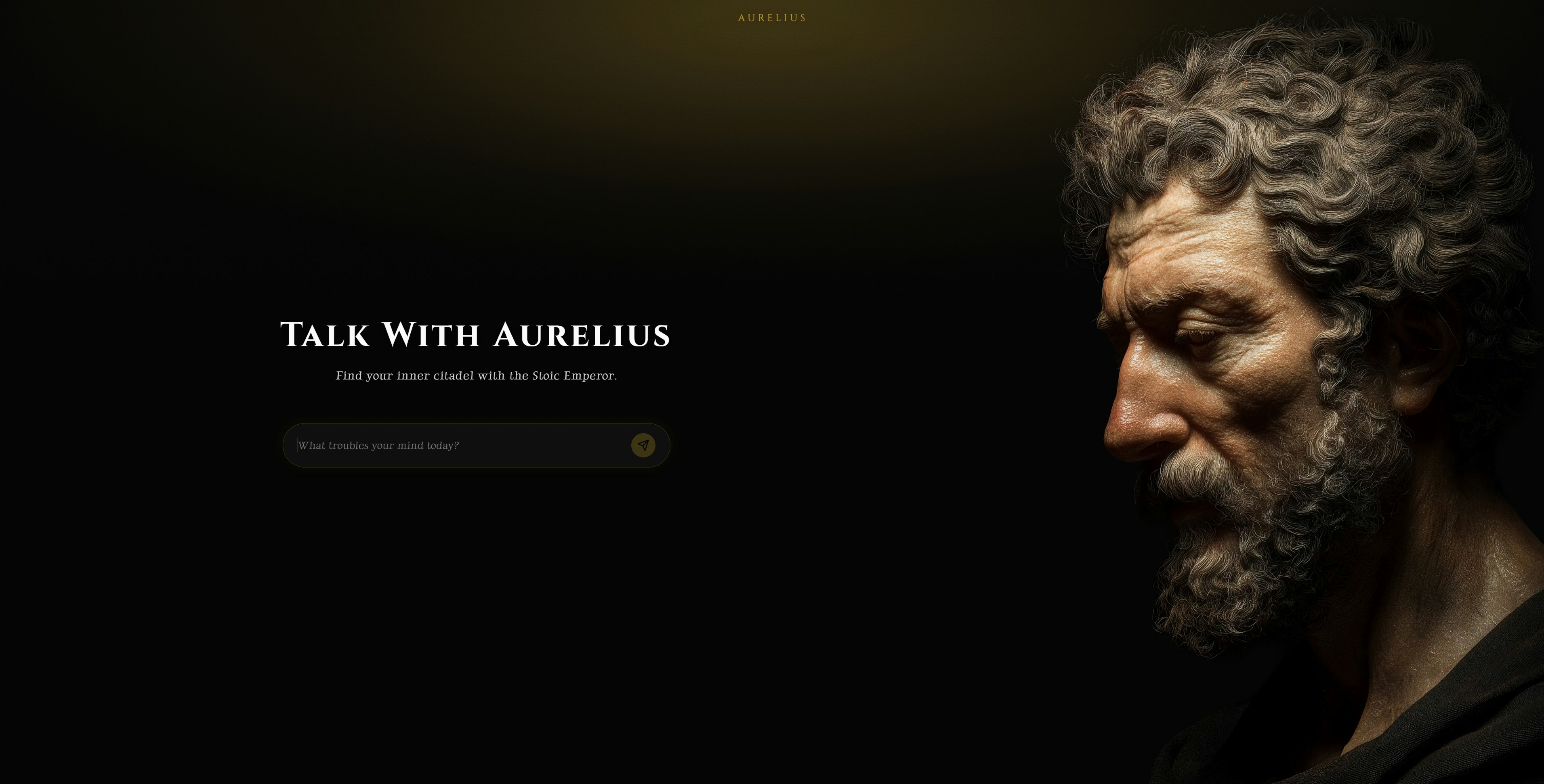 AURELIUS - Main product screenshot demonstrating key features and user interface