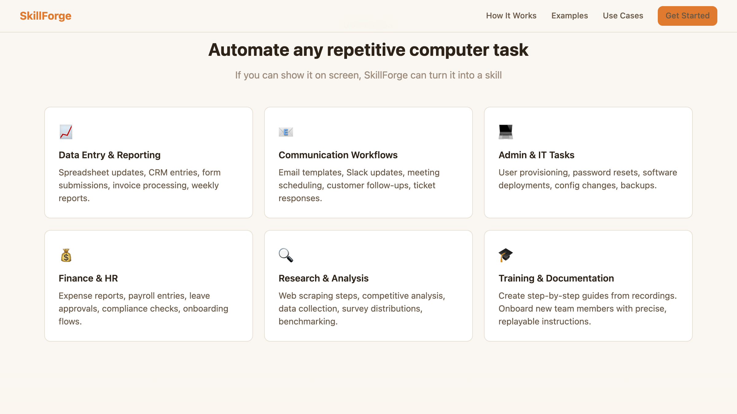 SkillForge - Screenshot 3 showing product features and functionality
