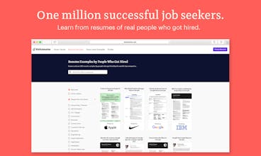 Kickresume 3.0 gallery image