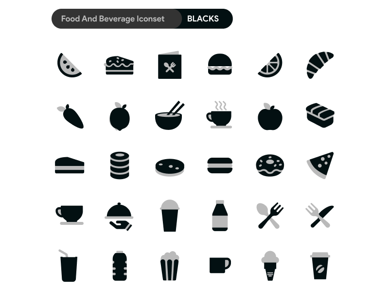 DuoTone Icon - Food and Beverage Iconset gallery image