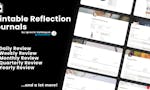 Printable Reflection Journals + eBook image