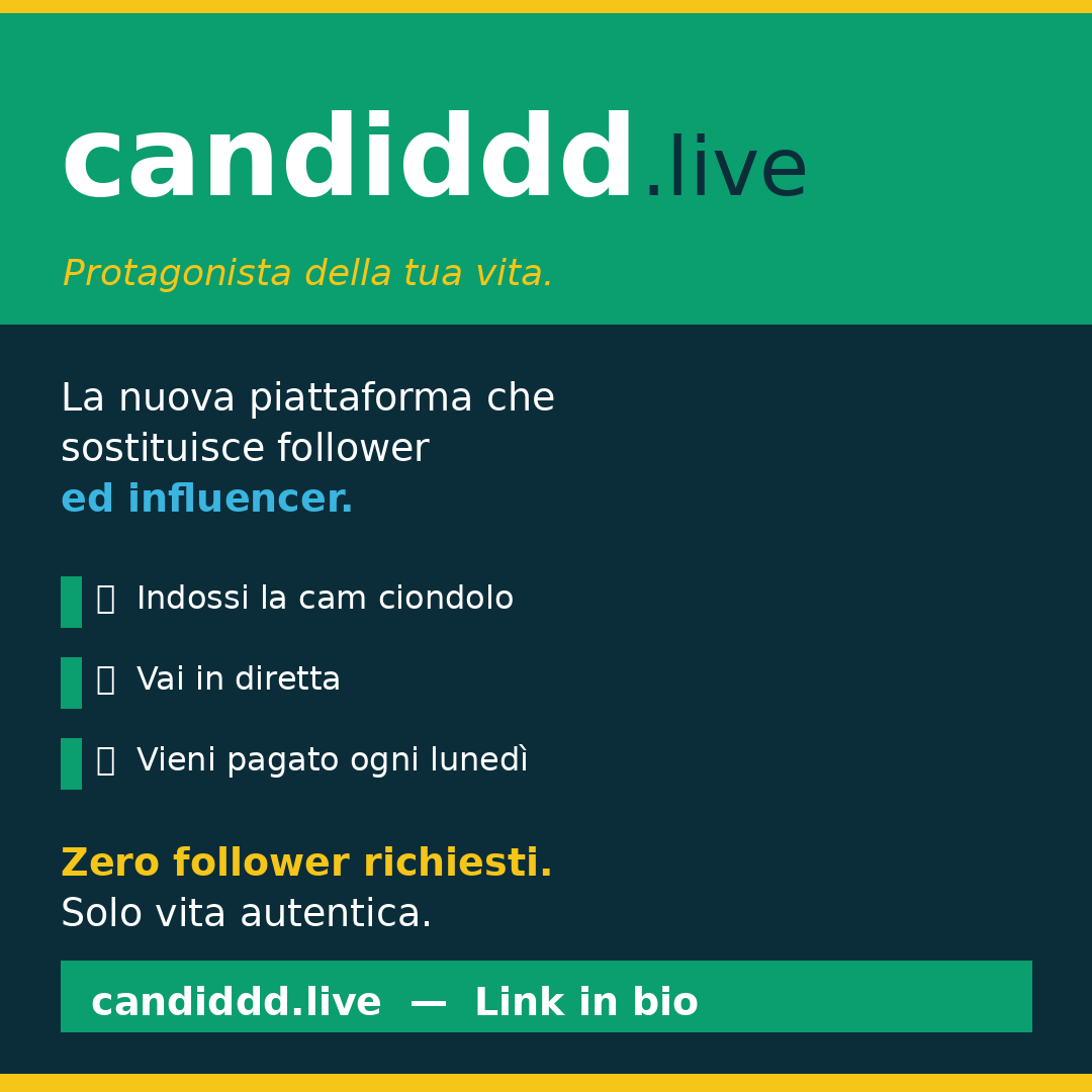CANDIDDD — Protagonista della tua vita.  gallery image