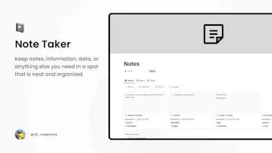 Indie Entrepreneur Toolkit for Notion gallery image