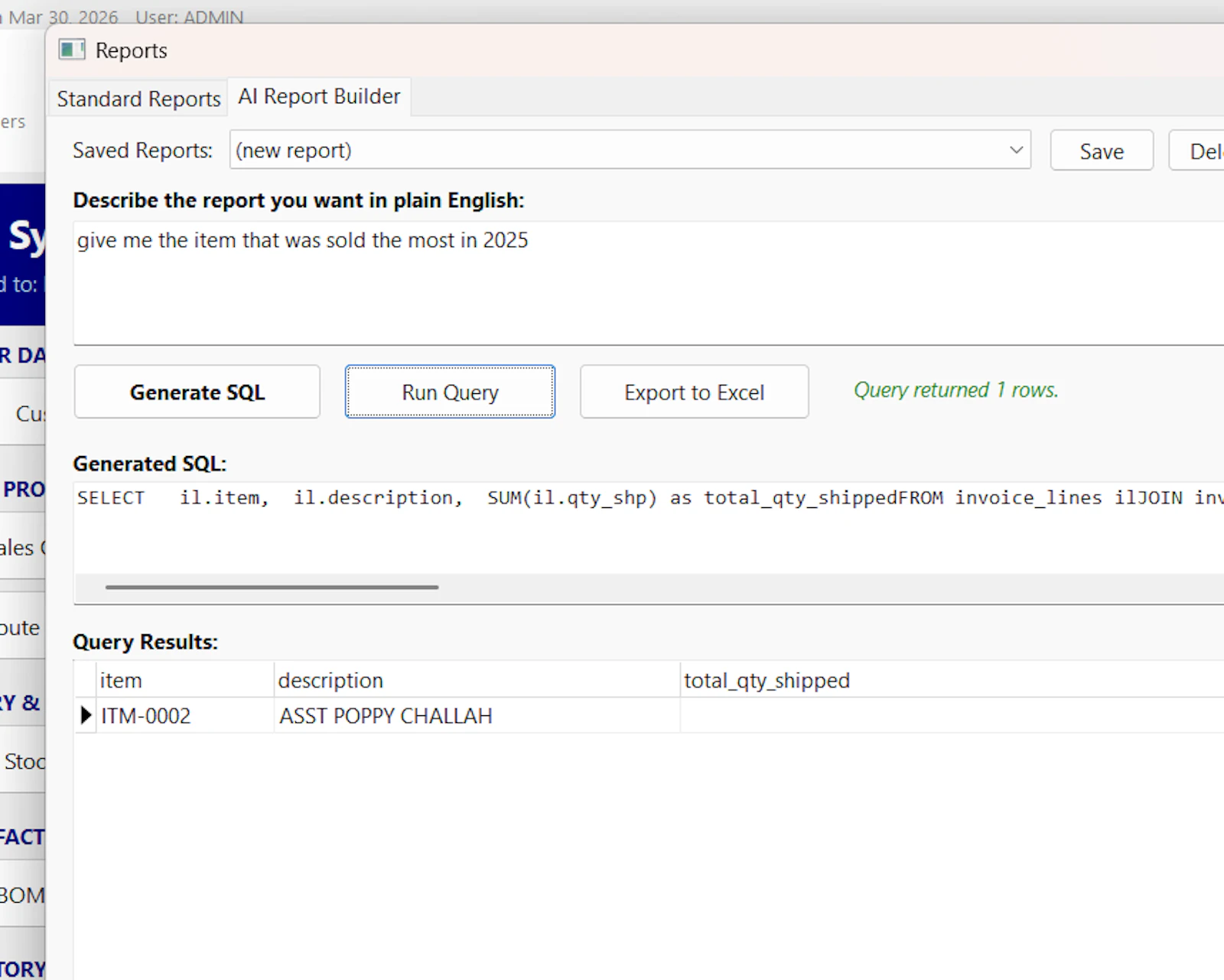 Ask the Ledger - ERP for Distributors screenshot 3