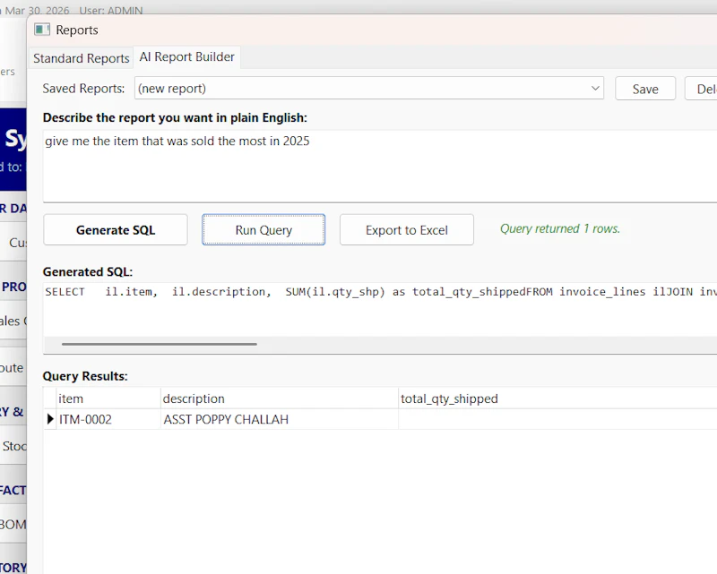 Ask the Ledger - ERP for Distributors screenshot 3
