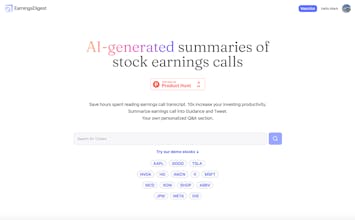 EarningsDigest.ai gallery image