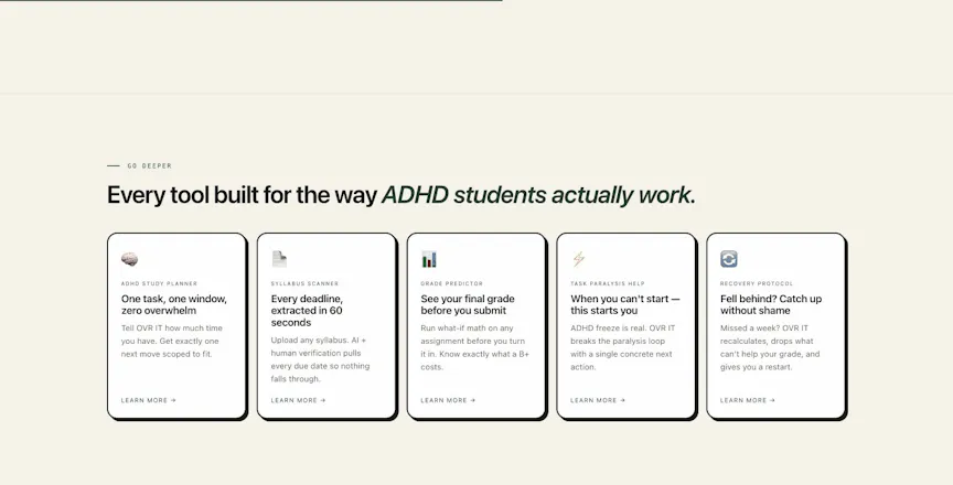 OVR IT — Study App for ADHD Students gallery image