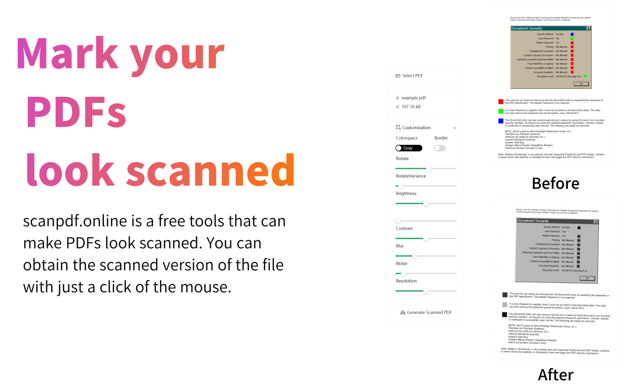 Scansione PDF - Uno strumenti gratuiti che fanno sembrare i PDF scansionati media 2