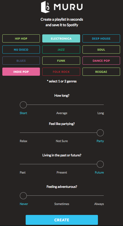 Muru Music Playlist Widget gallery image