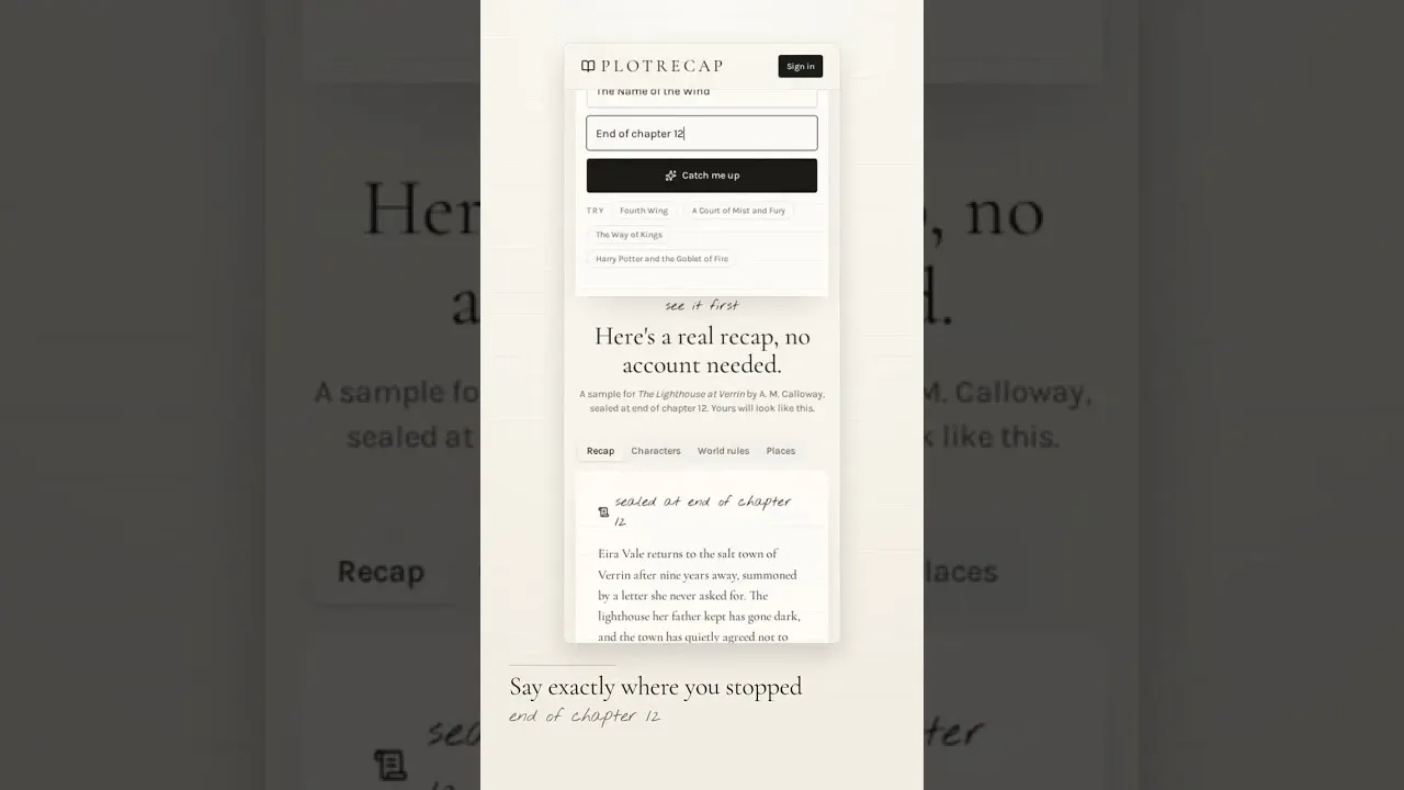 Plotrecap gallery image