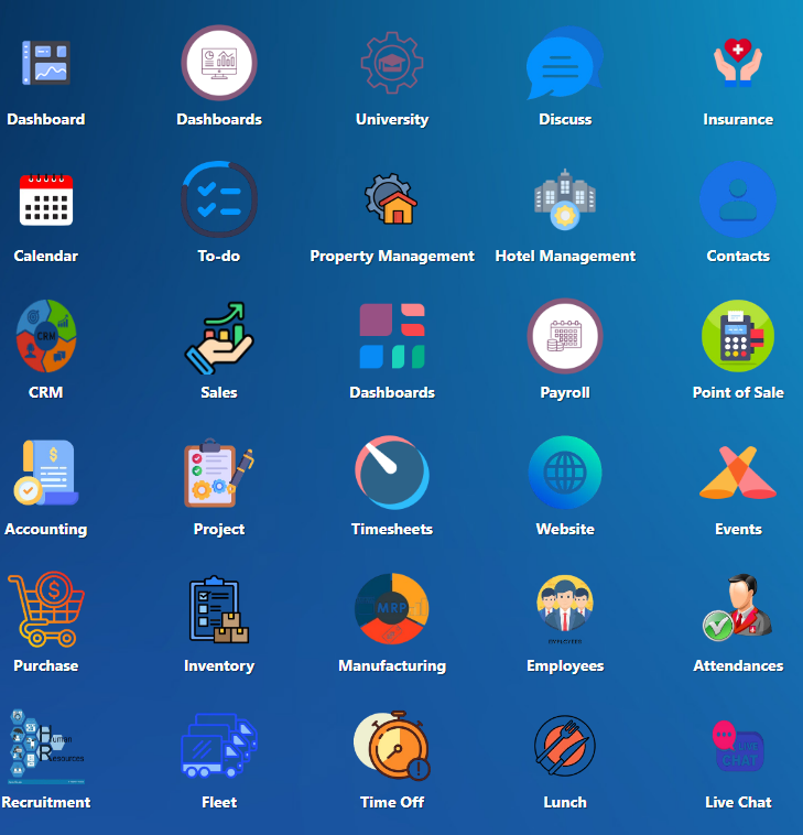 SysGenPro ERP WhiteLabel SAAS - Main screenshot showing features and interface