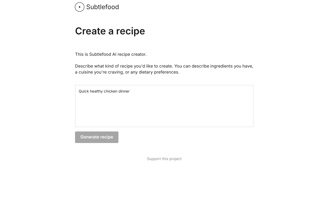 Subtlefood gallery image