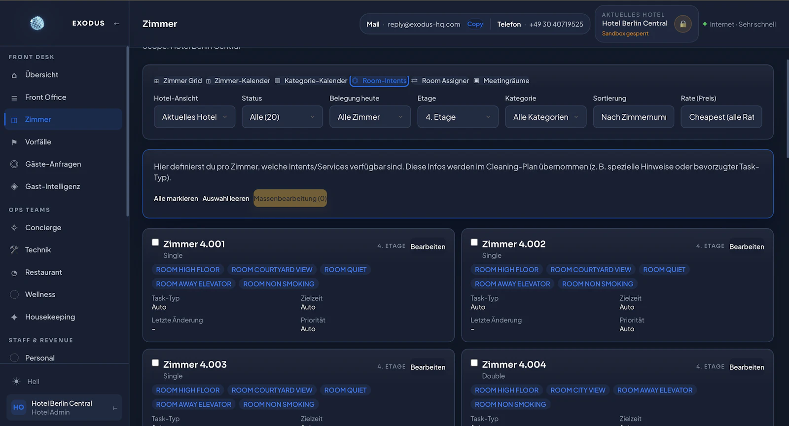 EXODUS Hotel Intelligence screenshot 15