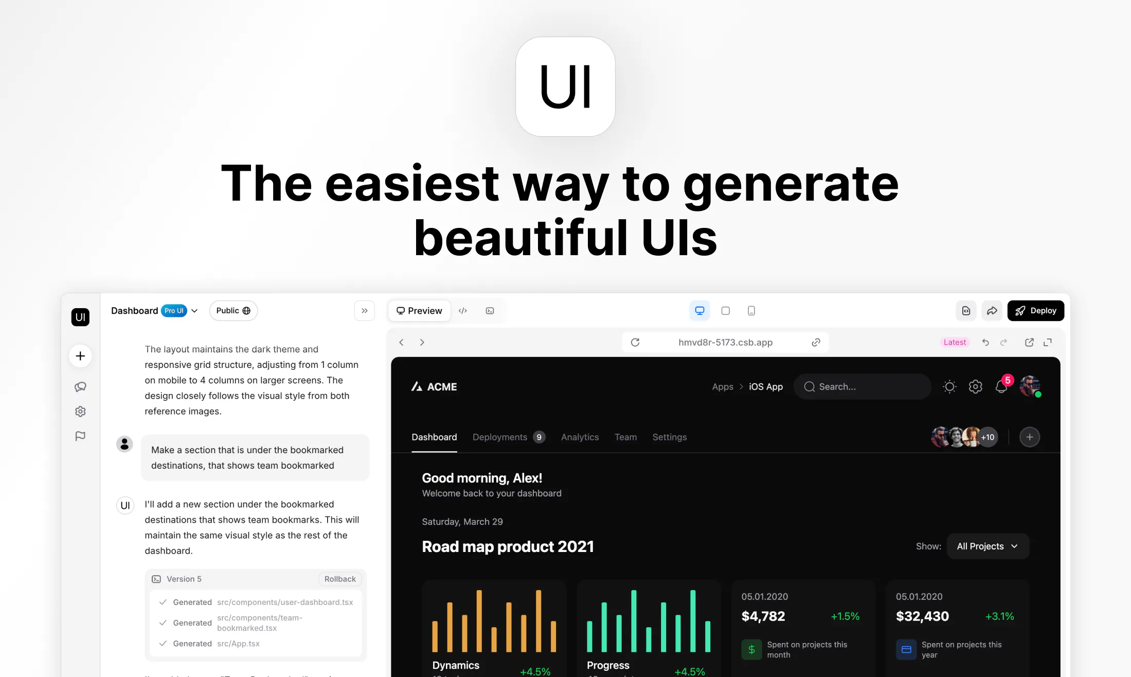 HeroUI Chat: Build and ship beautiful UIs with AI and HeroUI | Product Hunt