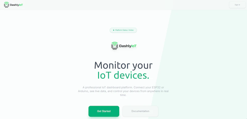 Dashly IoT screenshot 2