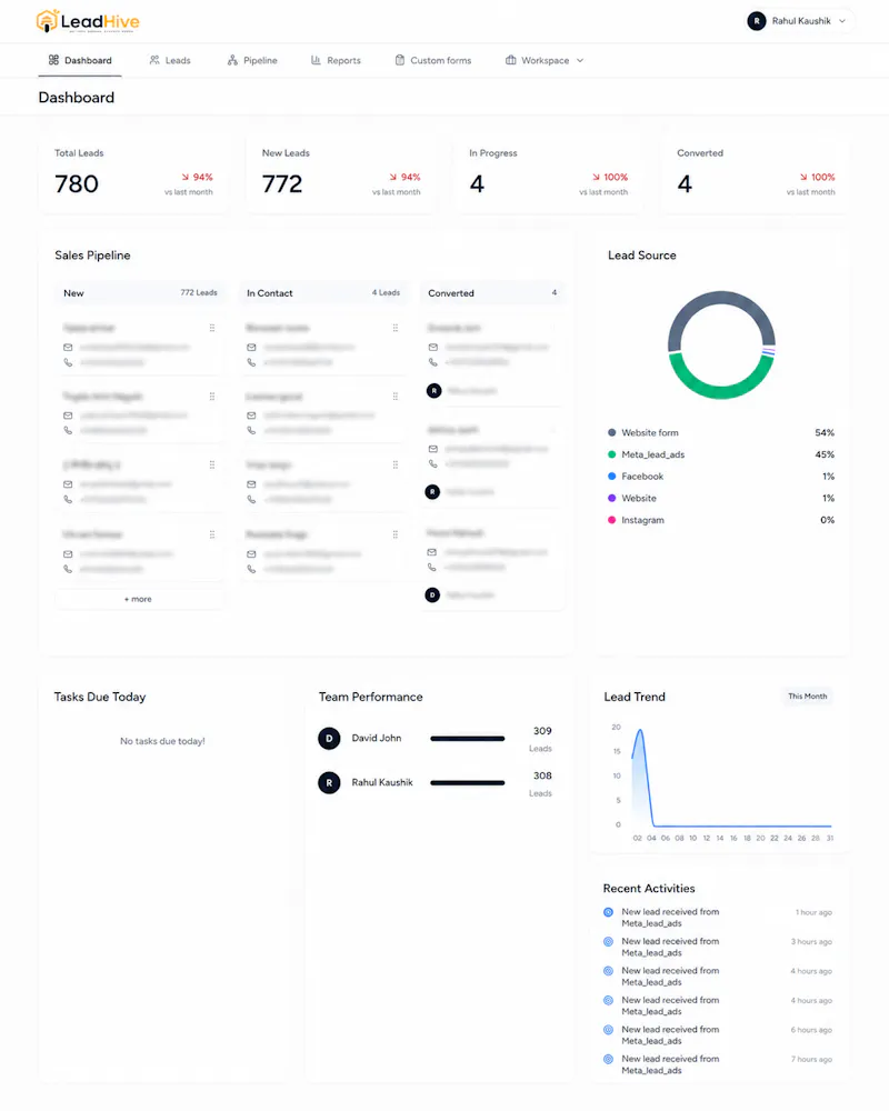 LeadHive screenshot 1