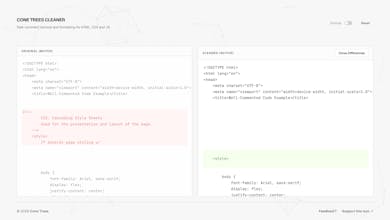Cone Trees Code Cleaner gallery image