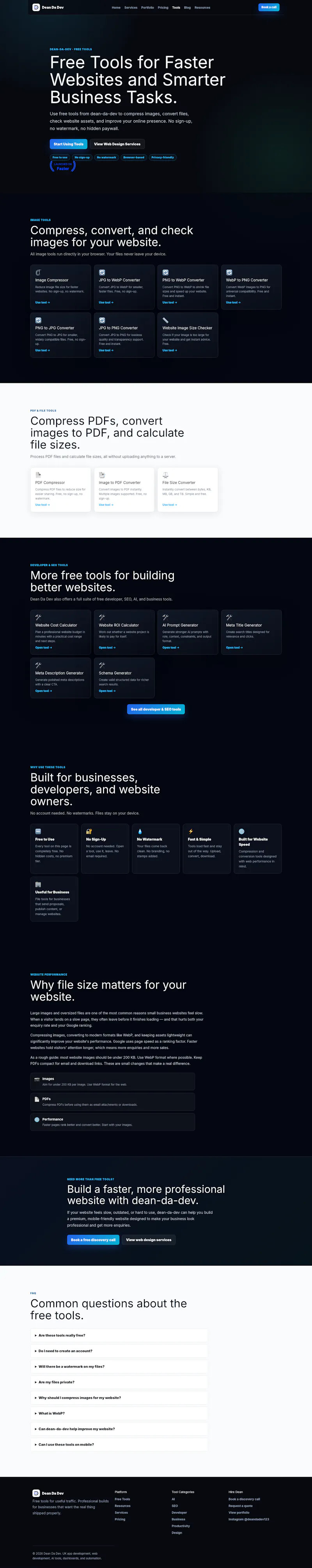 Dean Da Dev Free Tools screenshot 4