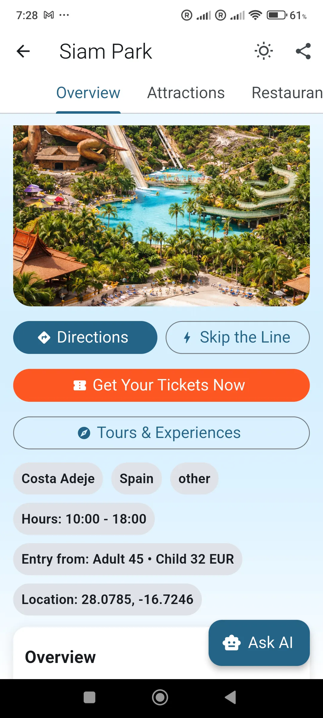 Funparks - Theme Park Guide 截图 5