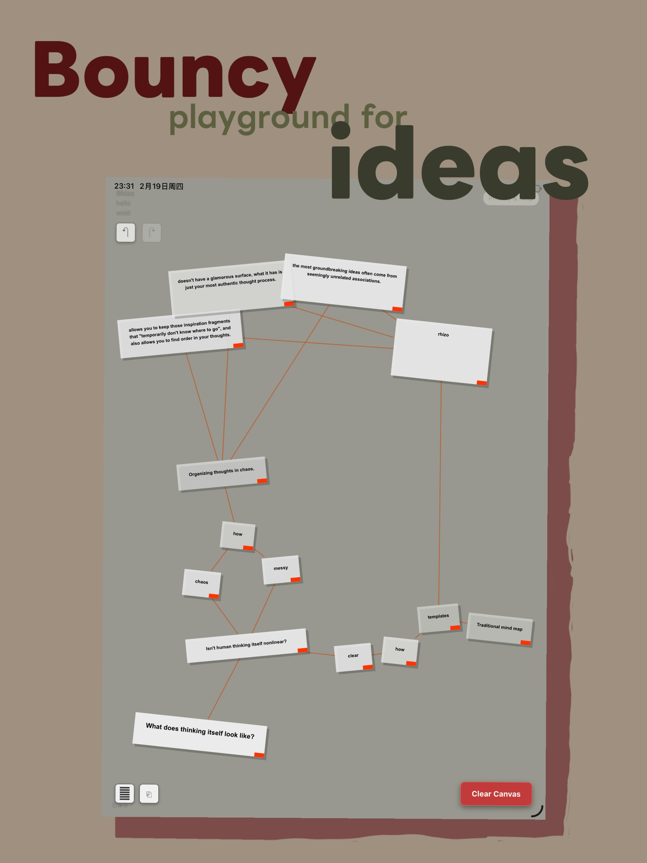 Rhizo - Stress-free Mind Map - Screenshot 2 showing product features and functionality