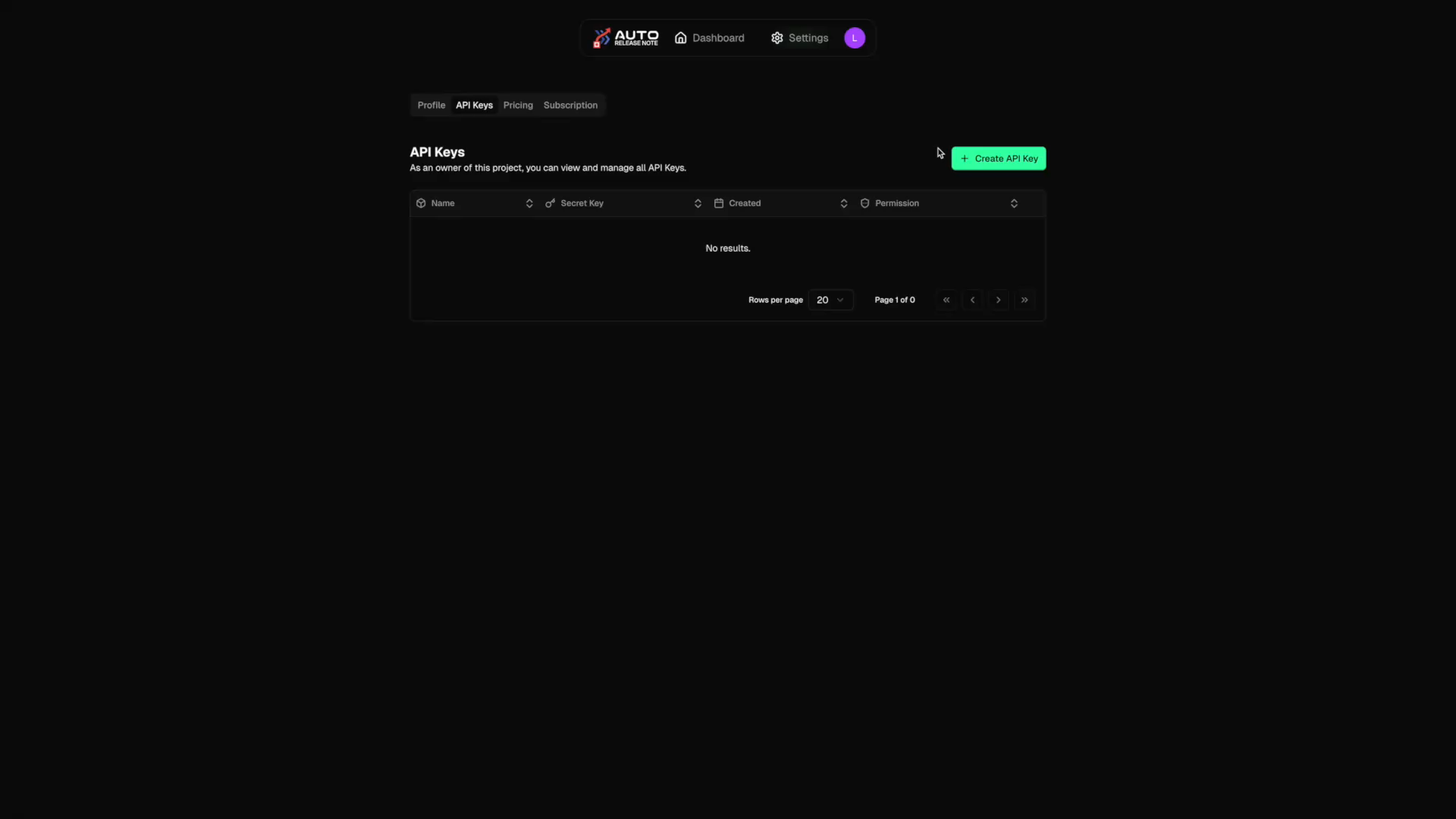 Auto Release Note  gallery image