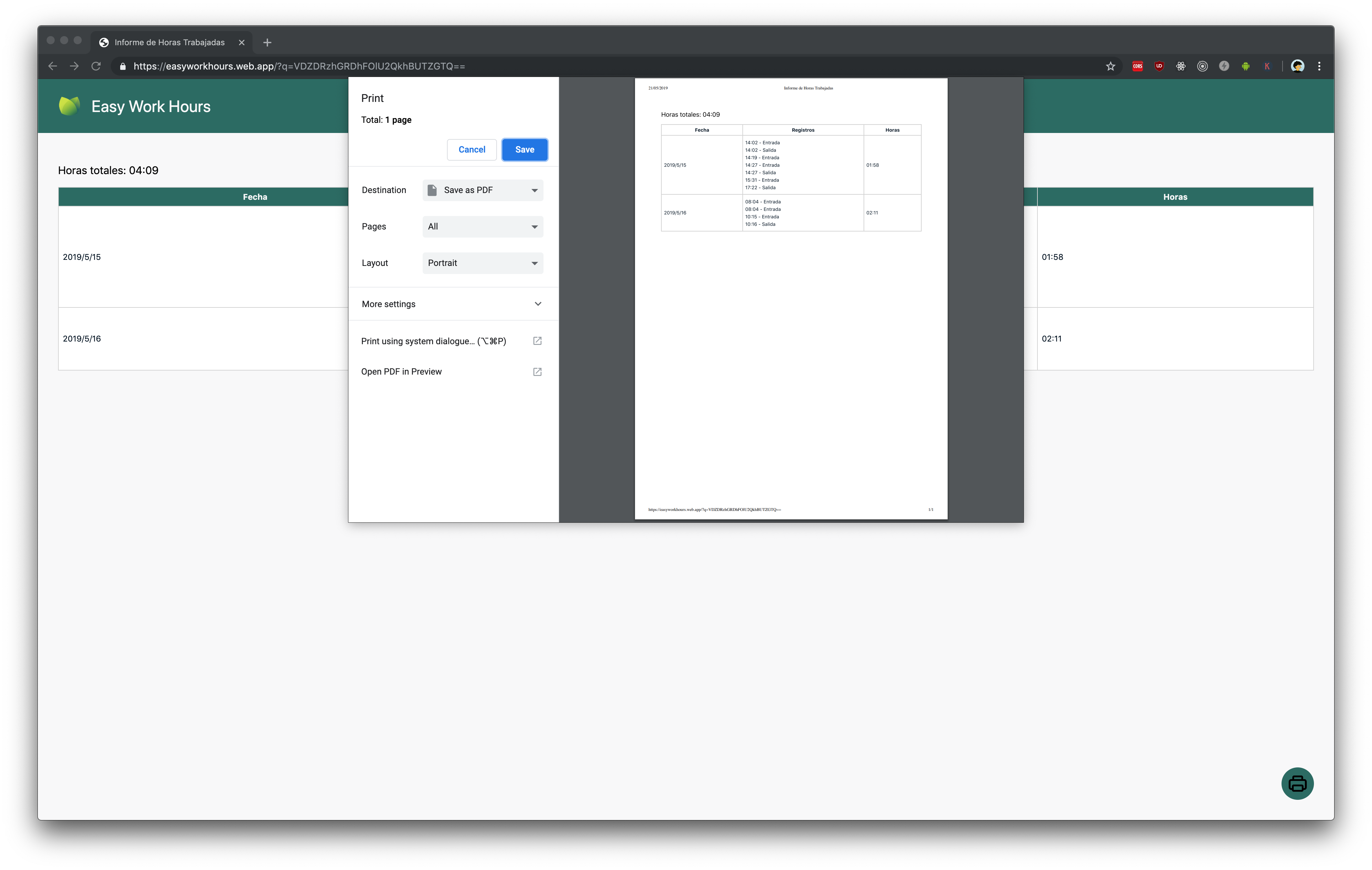 EasyWorkHours gallery image