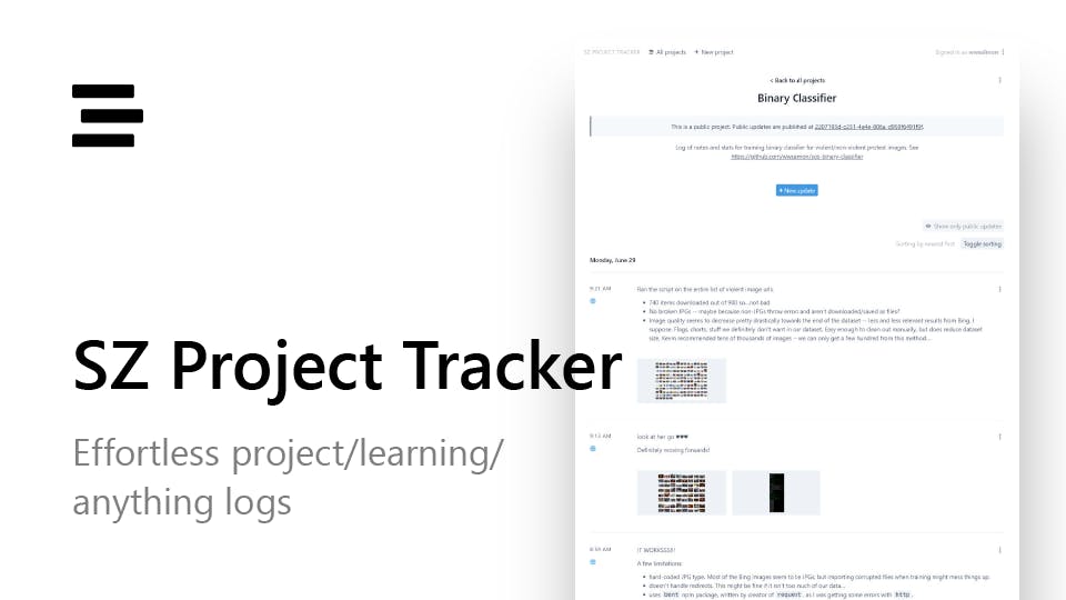SZ Project Tracker media 1
