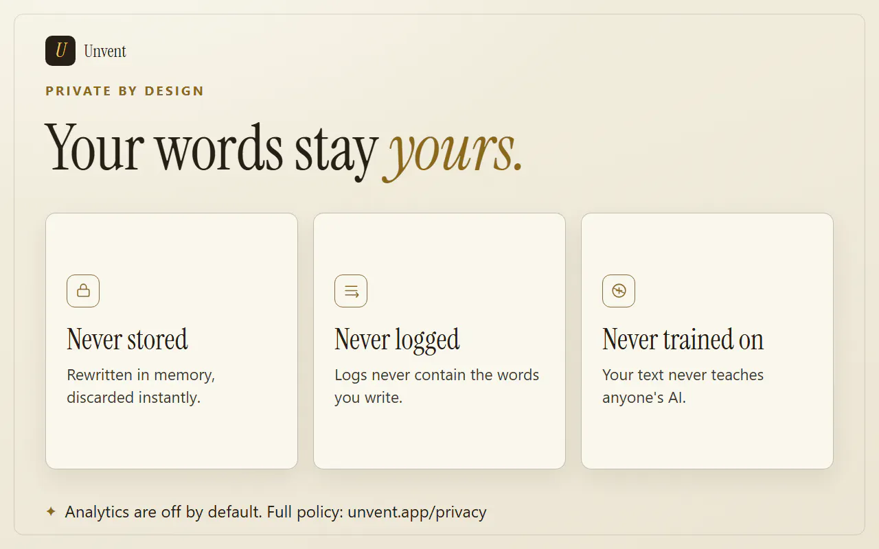 Unvent gallery image
