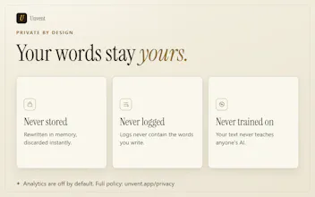 Unvent gallery image