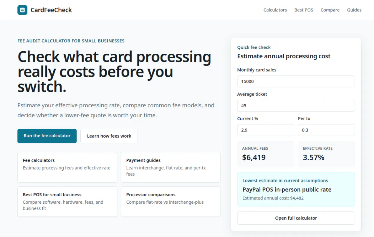 CardFeeCheck gallery image