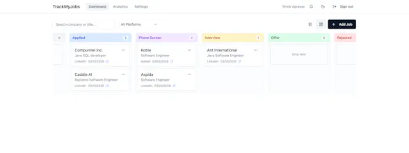TrackMyJobs gallery image