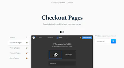 Checkout Pages (new url: pages.xyz/type/checkout) gallery image