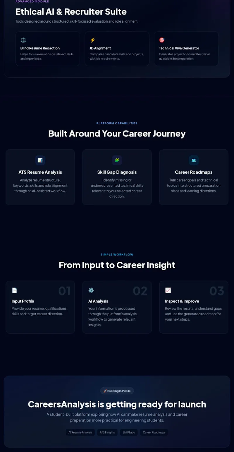 CareersAnalysis screenshot 3