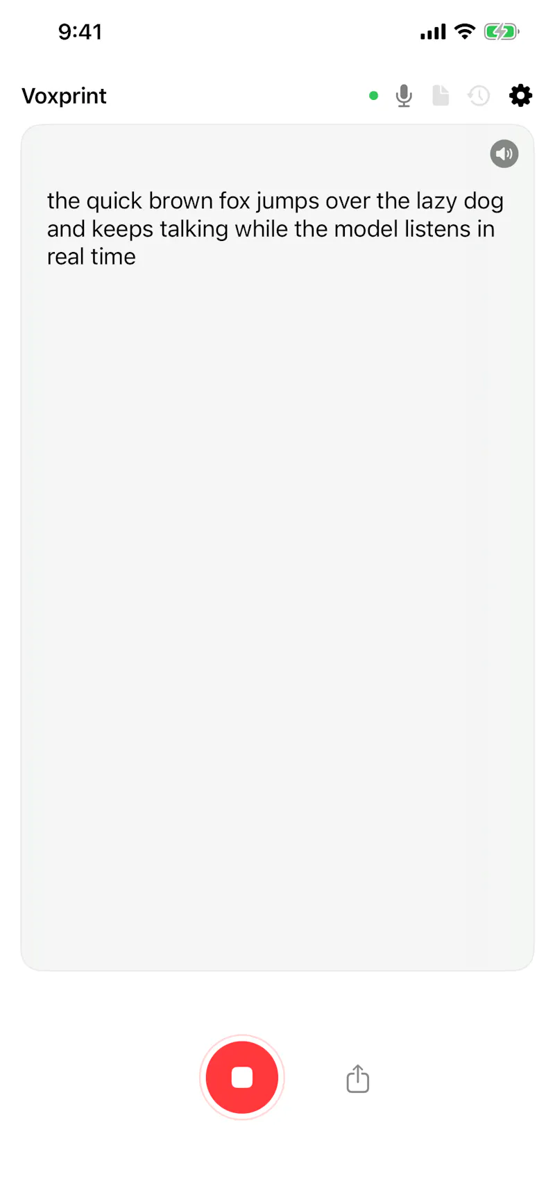 Voxprint screenshot 4